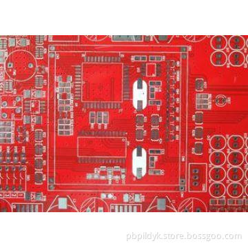 High Density Multi Layer PCB OSP FR4 Red Solder Mask White
